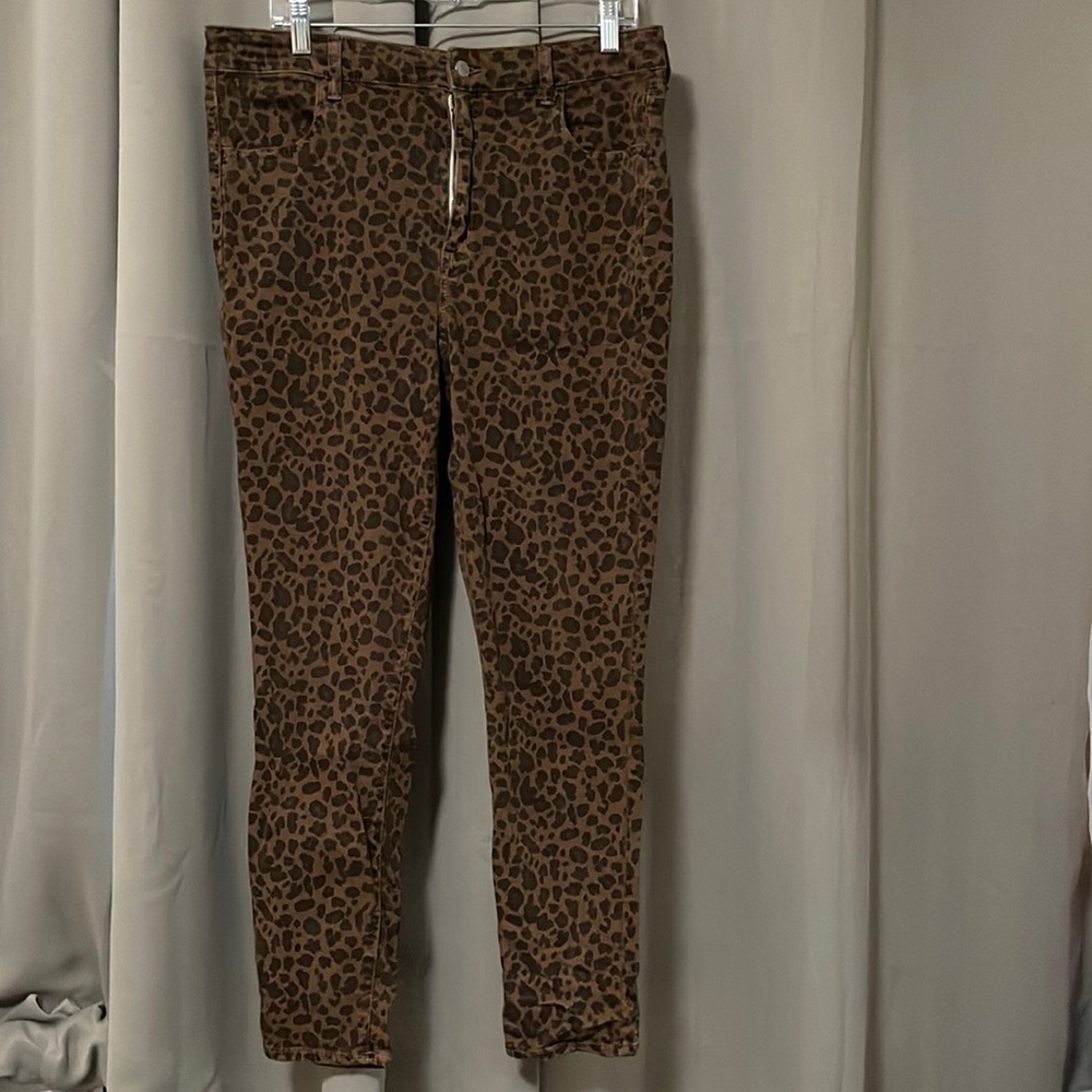 Leopard American eagle jeggings